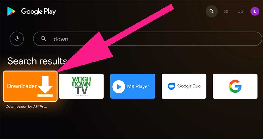installera downloader appen