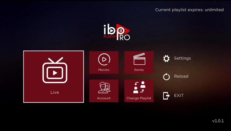 ibo player pro-appen installerad på Android-enheter