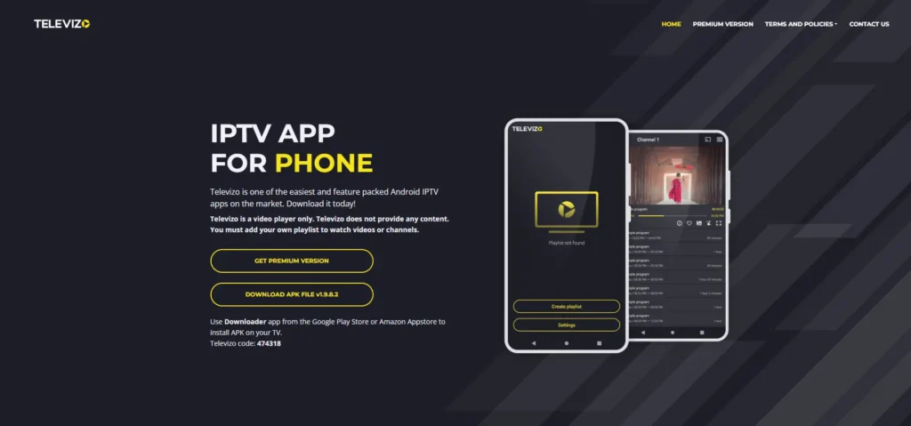 installera televizo-appen på Android-enheter